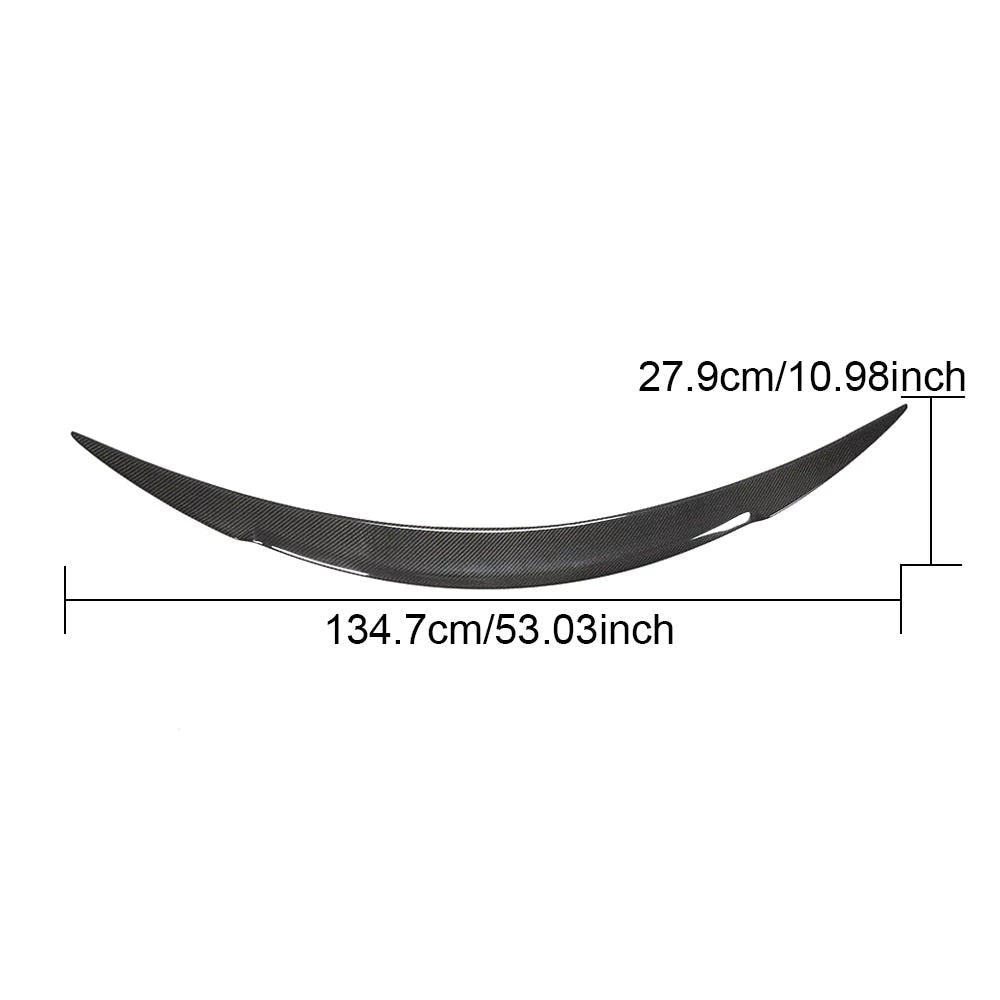 Model S Spoiler R-Style - Real Molded Carbon Fiber