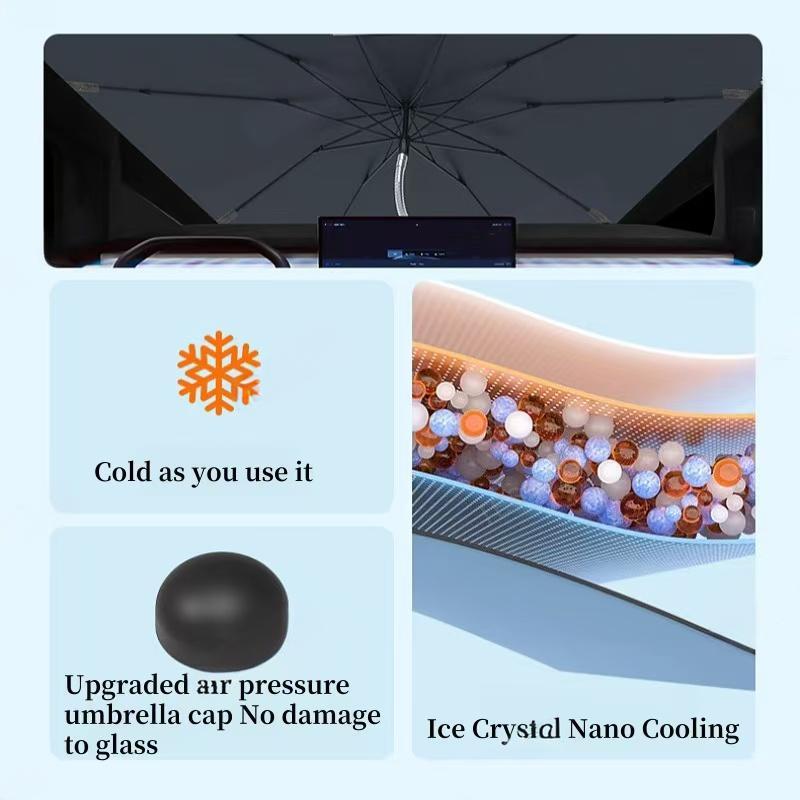 Front Gear Sunshade for Tesla Cybertruck