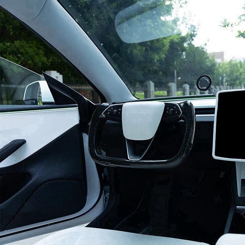 Tesla Model 3 Highland Yoke Steering Wheel With Full Real Carbon Fiber