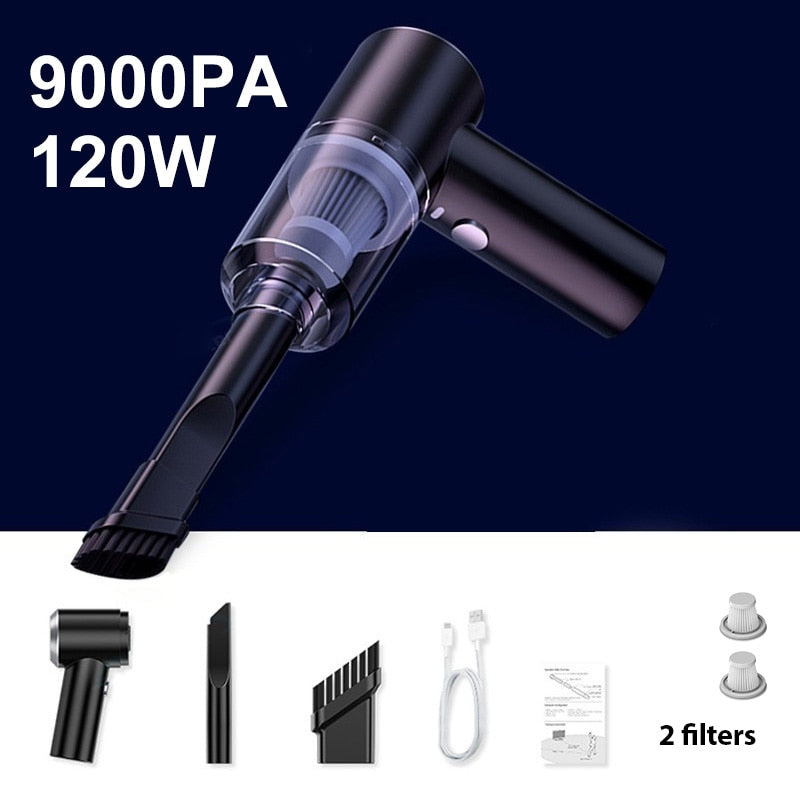 120W 9000pa Handheld Portable Vacuum Cleaner