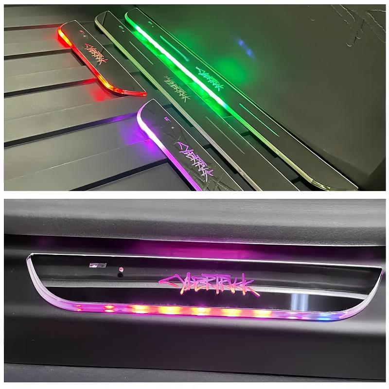 Tesla Cybertruck Illuminated Door Sill