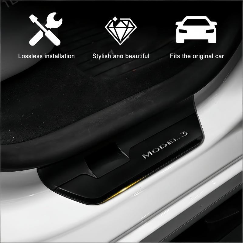 LED Illuminated Door Sills for Tesla Model 3 Highland