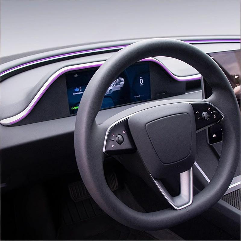 8.9-inch one-piece instrument screen with ambient lighting for the Tesla Model 3 Highland/Model Y Juniper