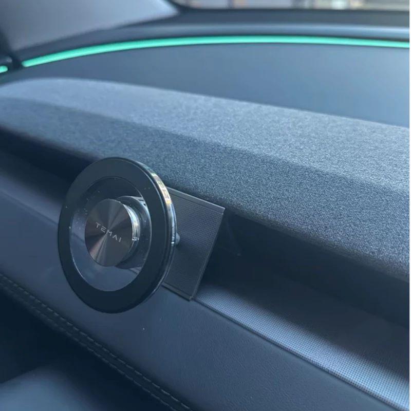 Phone Holder with Adjustable Magnetic Mount for Tesla Model Y Juniper/3 Highland