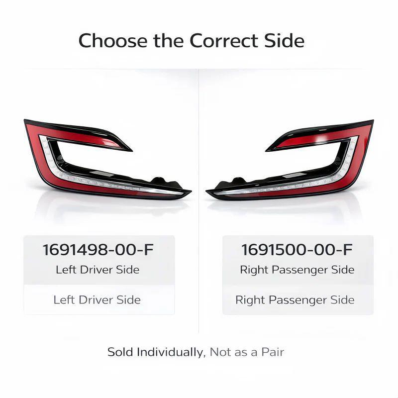 Rear Tail Light Assembly for Tesla Model 3 Highland 2024+ 1691498-00-F / 1691500-00-F