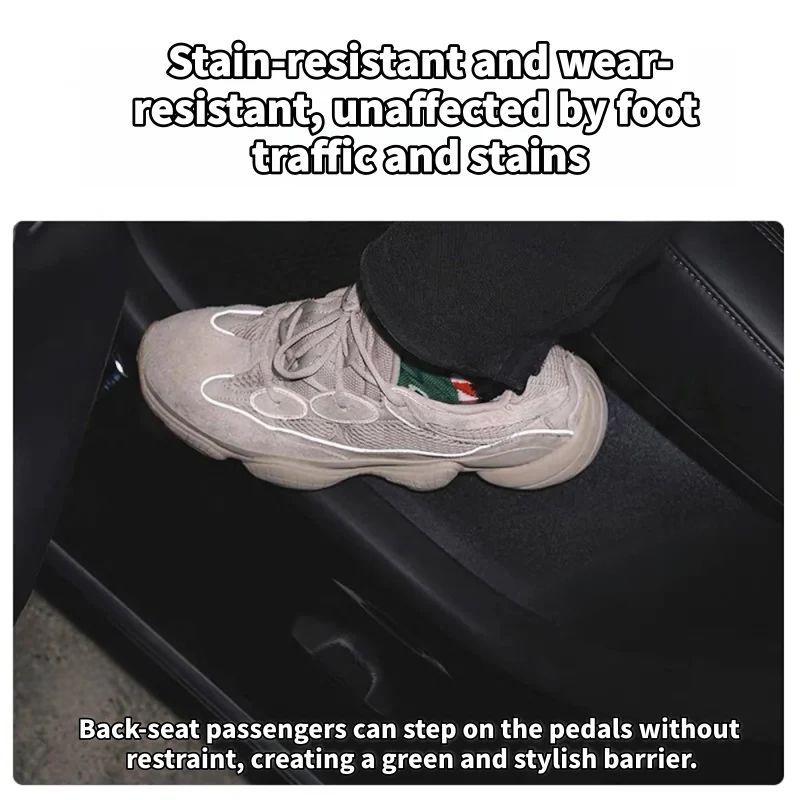 TPE Model S Door Sill Cover Rear Door Interior Protection