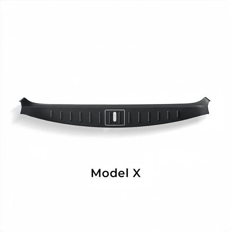 TPE Rear Trunk Door Sill Protector for Tesla Model X / S 2023-2025