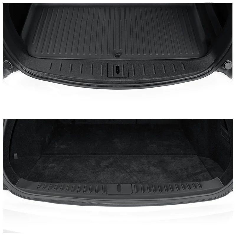 TPE Rear Trunk Door Sill Protector for Tesla Model X / S 2023-2025