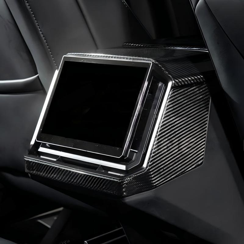 Carbon Fiber Rear Display Cover for Tesla Cybertruck 2024+