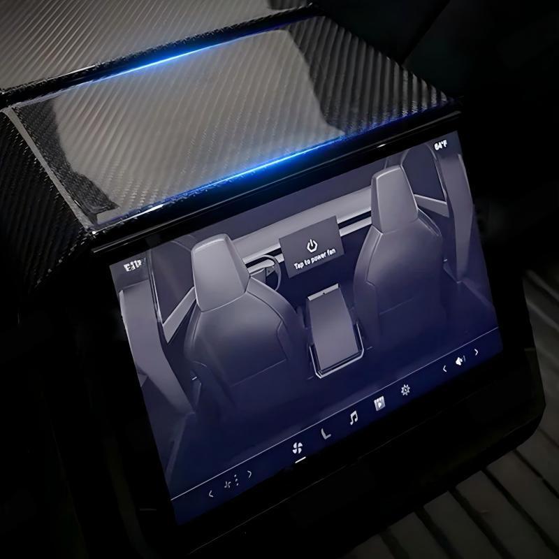 Carbon Fiber Rear Display Cover for Tesla Cybertruck 2024+