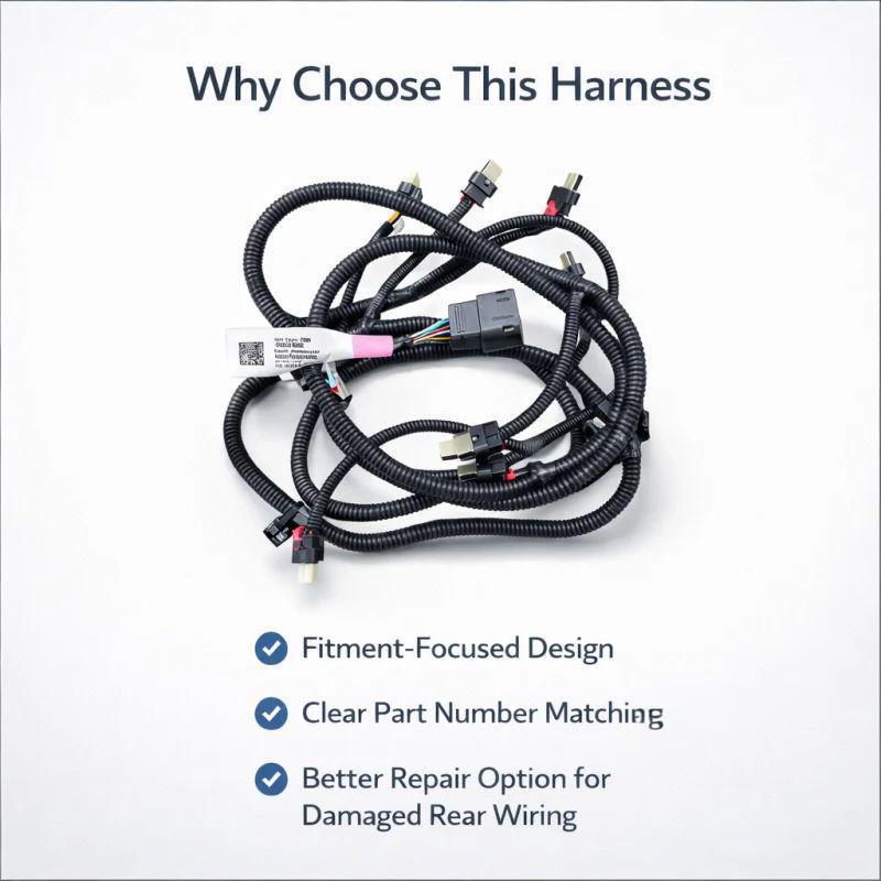 Rear Bumper Parking Sensor Wiring Harness for Tesla Model X 2016–2020 1032435-00-G