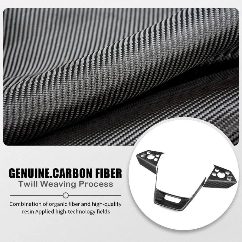 Carbon Steering Wheel Cover Kits for Tesla Cybertruck 2024+