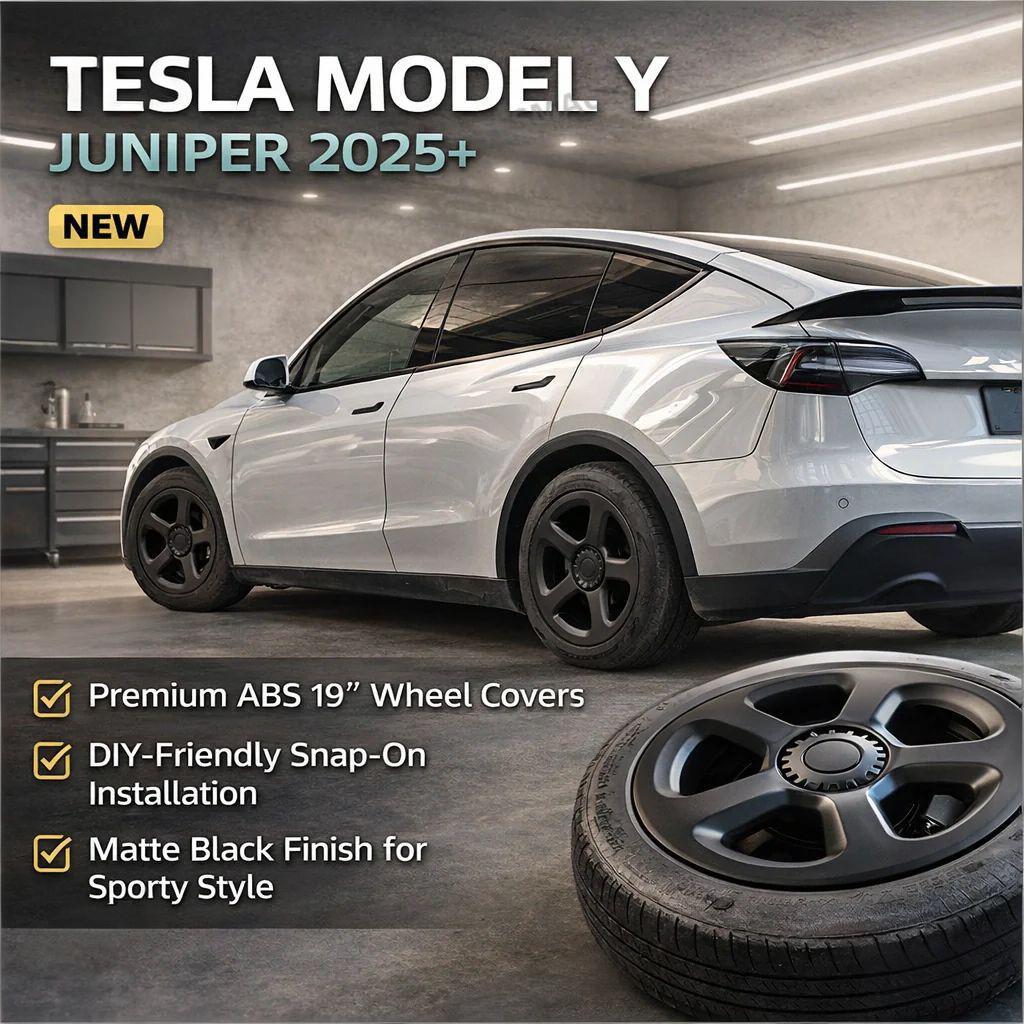 19" Wheel Covers Hubcaps for Tesla Model Y Juniper 2025+