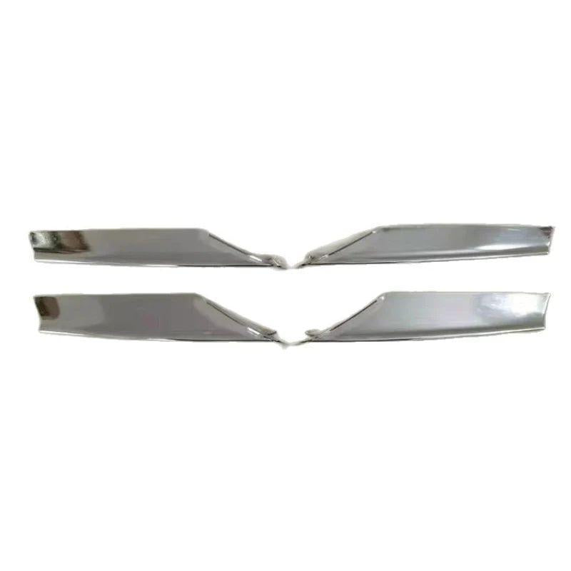 Front Fog Light Frame Chrome Strip Trim for Tesla Model S 2016-2020 (1056378 1056379 1056380)