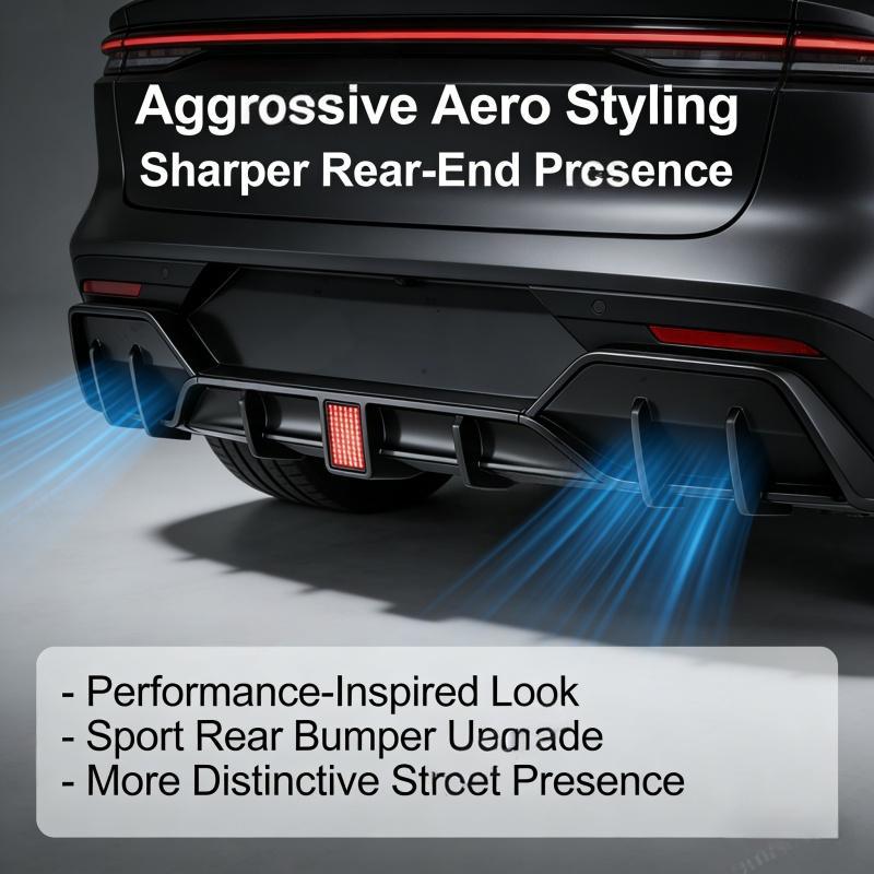 Tesla Model Y Juniper (2025+) Sport Rear Diffuser with Smart LED Brake Light