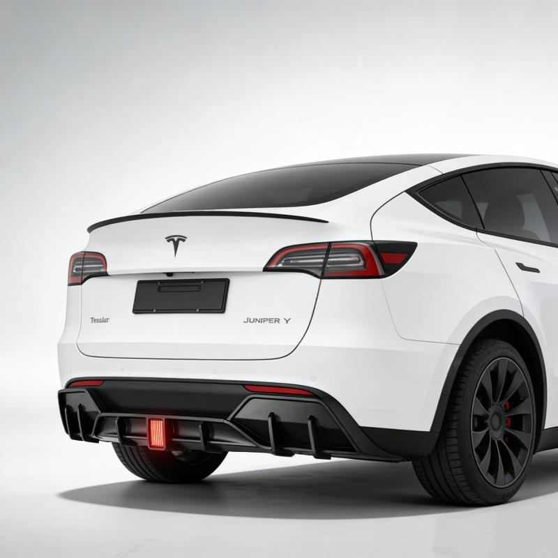 Tesla Model Y Juniper (2025+) Sport Rear Diffuser with Smart LED Brake Light