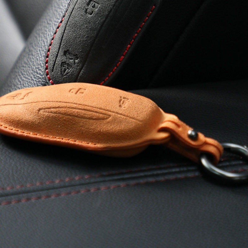Tesla Model S/3/X Key Holder in Alcantara
