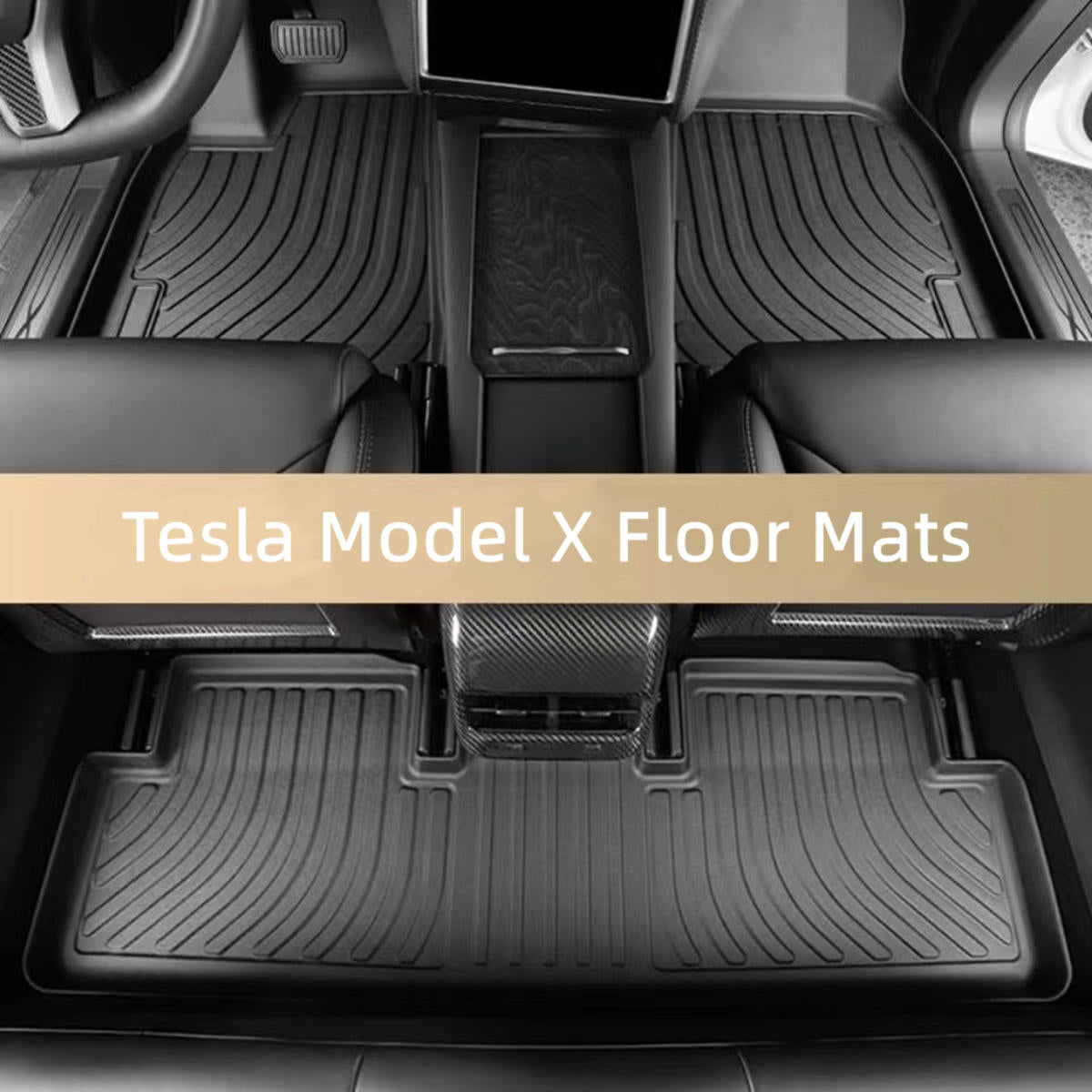 Tesla Model X Floor Mats for 5 Seats (2016-2020)