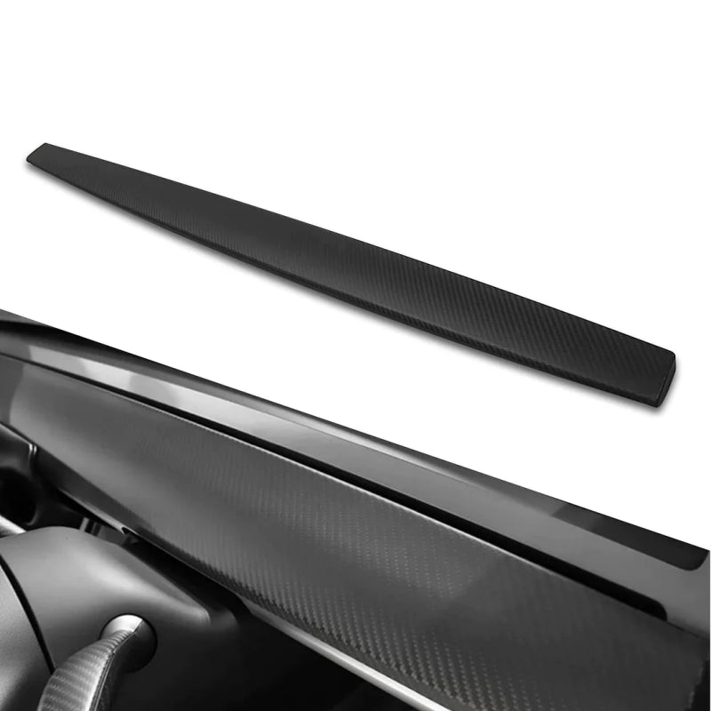 Tesla Model 3/Y Carbon Fiber Dash Cover - Real Molded Carbon Fiber
