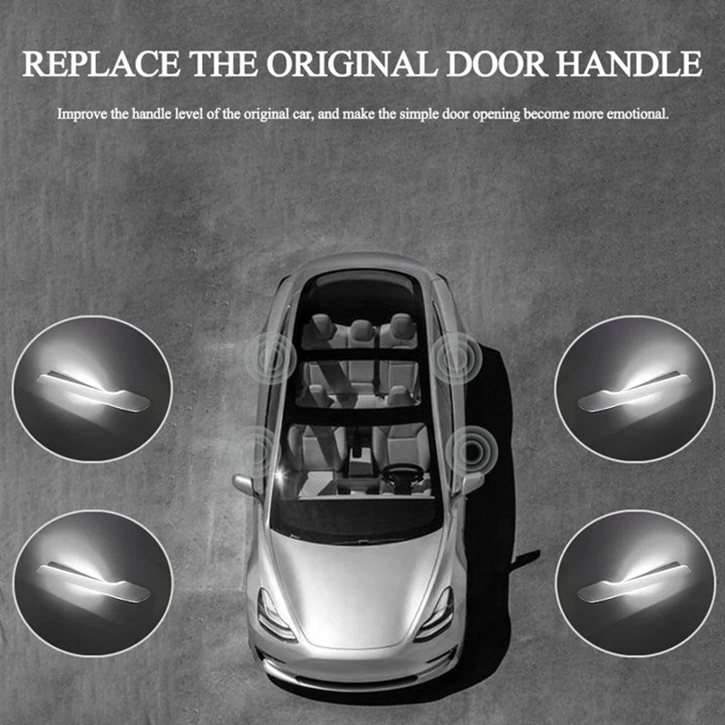 LED electric door handle for Tesla Model 3/Y (4PCS)