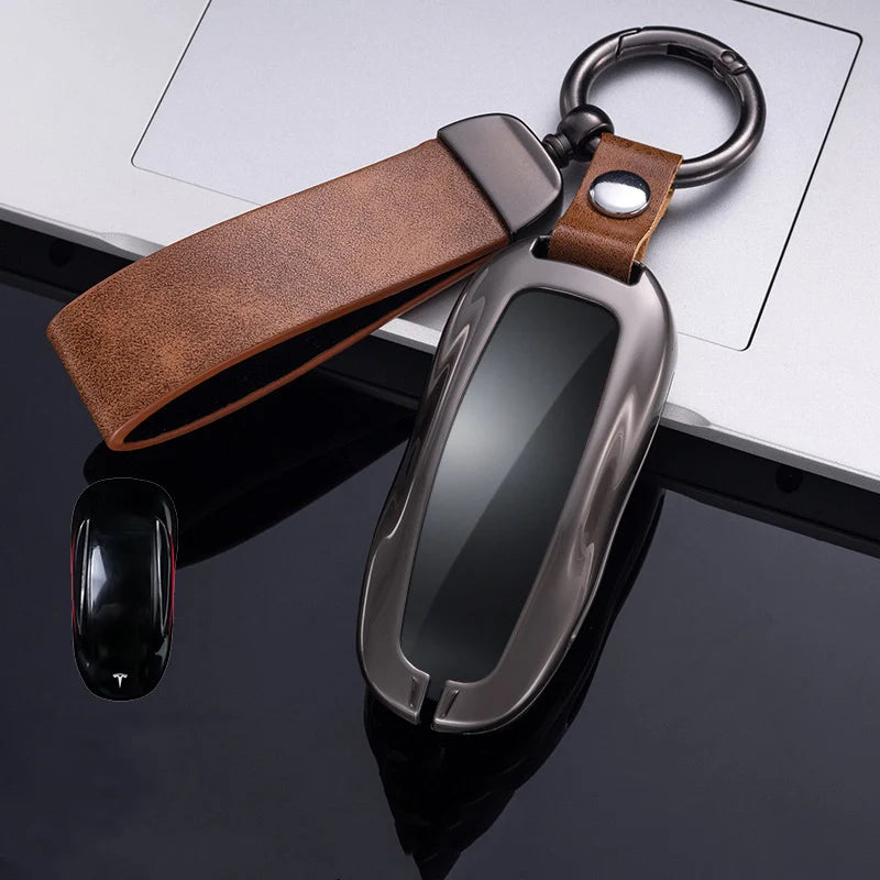 Retro Key Cover for Tesla Models S/3/X/Y